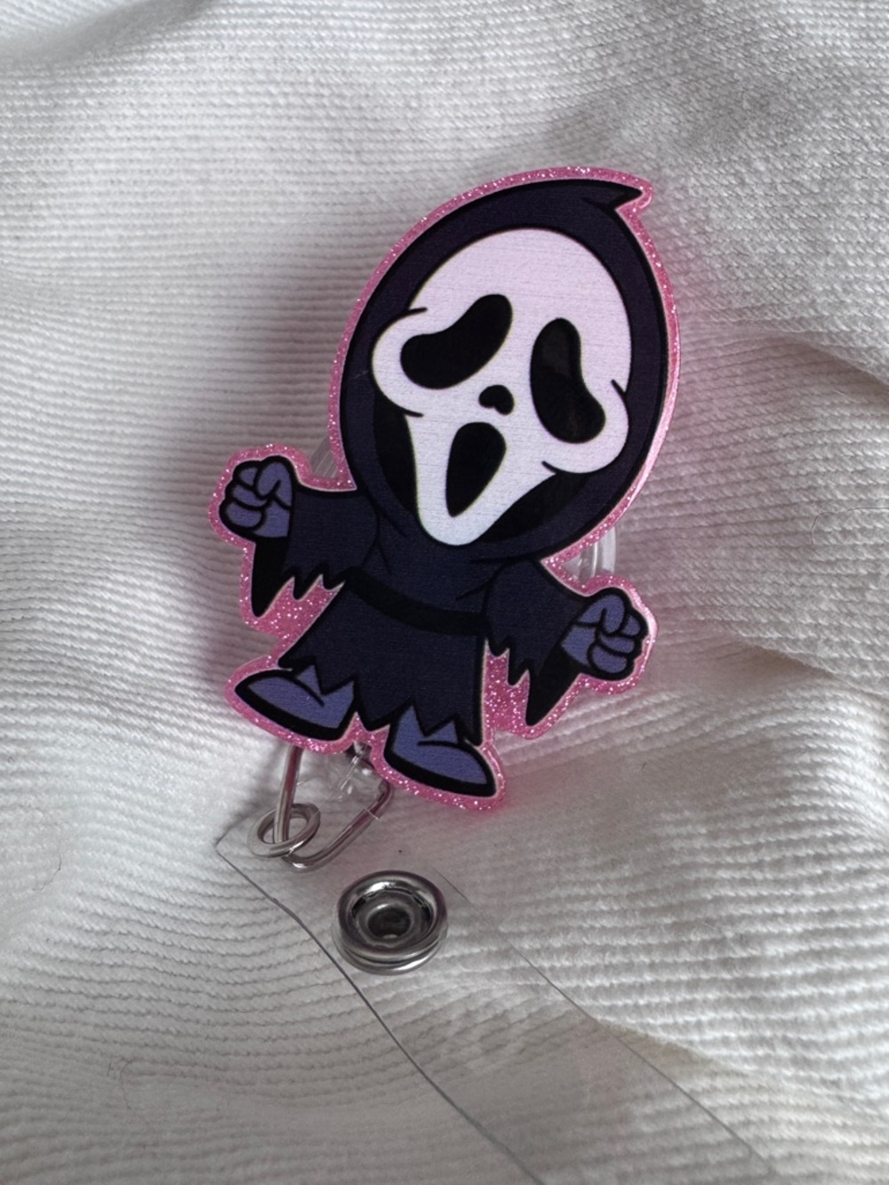 Cute GHOSTFACE Badge Reel